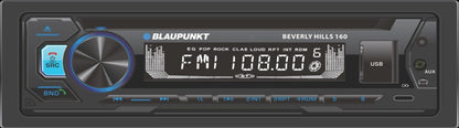 BLAUPUNKT SINGLE DIN AM/FM/CD 3 SETS OF RCA & BT (BEVERLY HILLS 160)