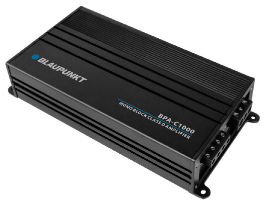 BLAUPUNKT 1000 WATT MONO BLOCK D-CLASS POWER AMPLIFIER (BPA-C1000)