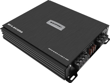 BLAUPUNKT 1200 WATT MONO BLOCK D-CLASS POWER AMPLIFIER 1 OHM STABLE (BPA-HX1200)