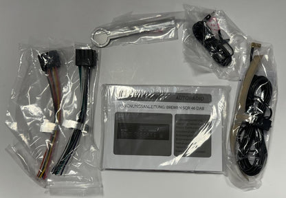 BLAUPUNKT SINGLE DIN MECHLESS RETRO RADIO 4V 3 PAIR RCA USB SD BT (BREMEN SQR46DAB)