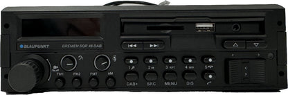 BLAUPUNKT SINGLE DIN MECHLESS RETRO RADIO 4V 3 PAIR RCA USB SD BT (BREMEN SQR46DAB)