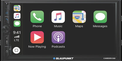 BLAUPUNKT 7" DOUBLE DIN WITH APPLE CARPLAY & ANDROID AUTO (CAMDEN 500)
