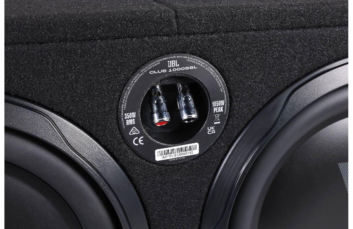 JBL DUAL 10" SEALED DOWNFIRE ENCLOSURE WITH 10" PASSIVE RADIATOR 1000 WATTS (CLUB1000SSL)