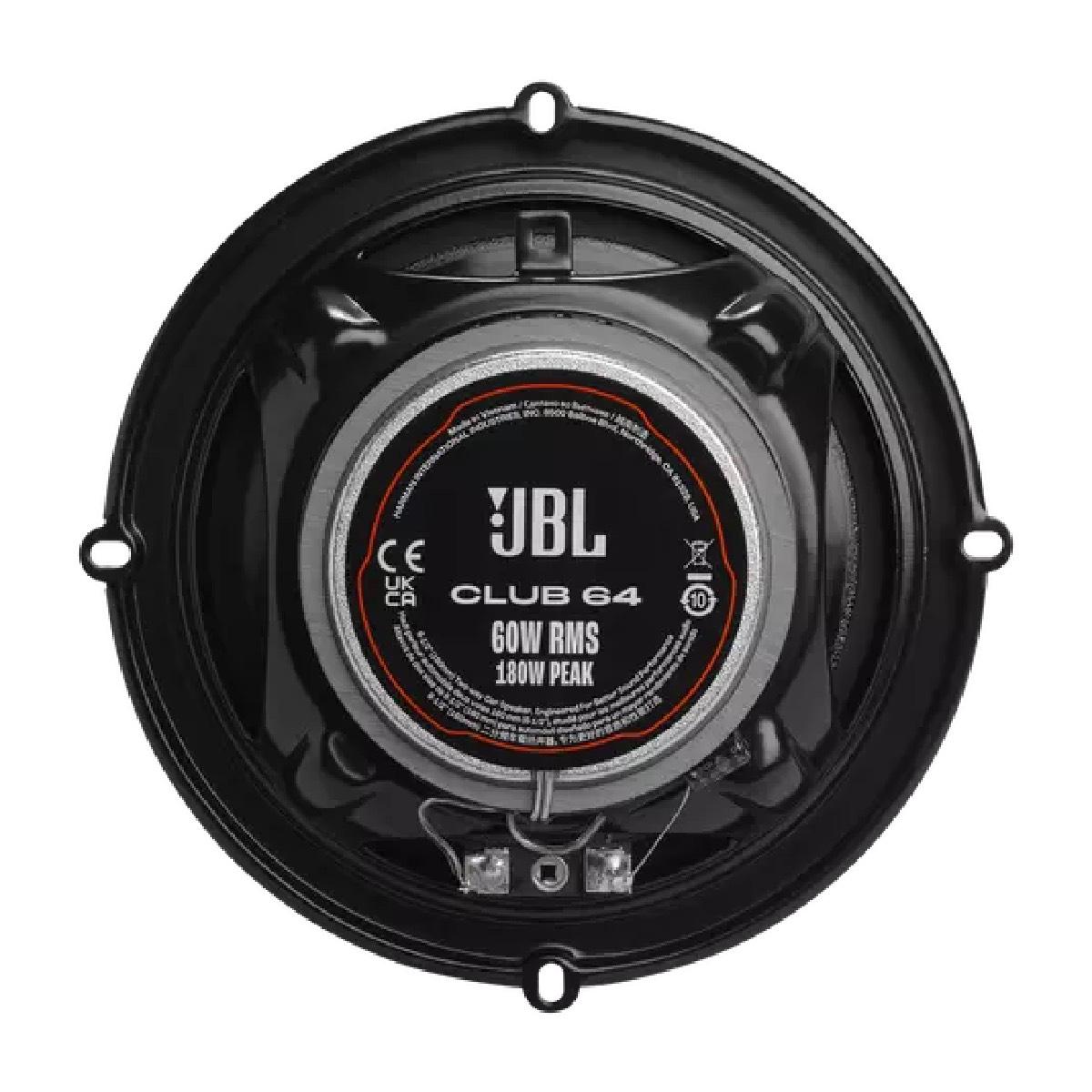 JBL 6.5" 180 WATT 2-WAY SPEAKERS WITH GRILL (CLUB64)
