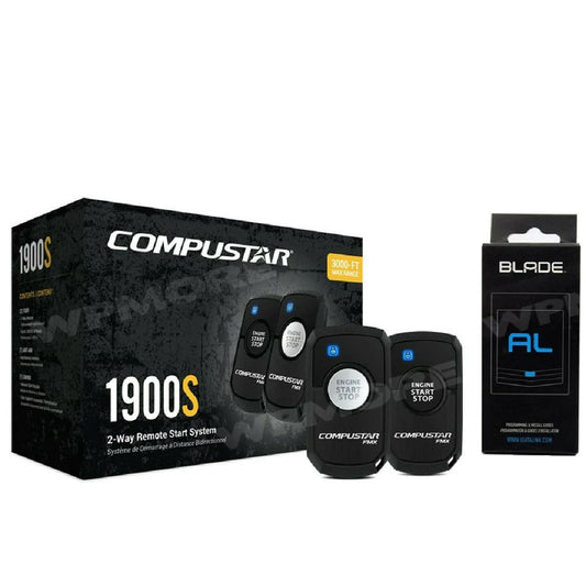 COMPUSTAR 2 WAY SINGLE BUTTON REMOTE START 3000' RANGE (CS1900-S)