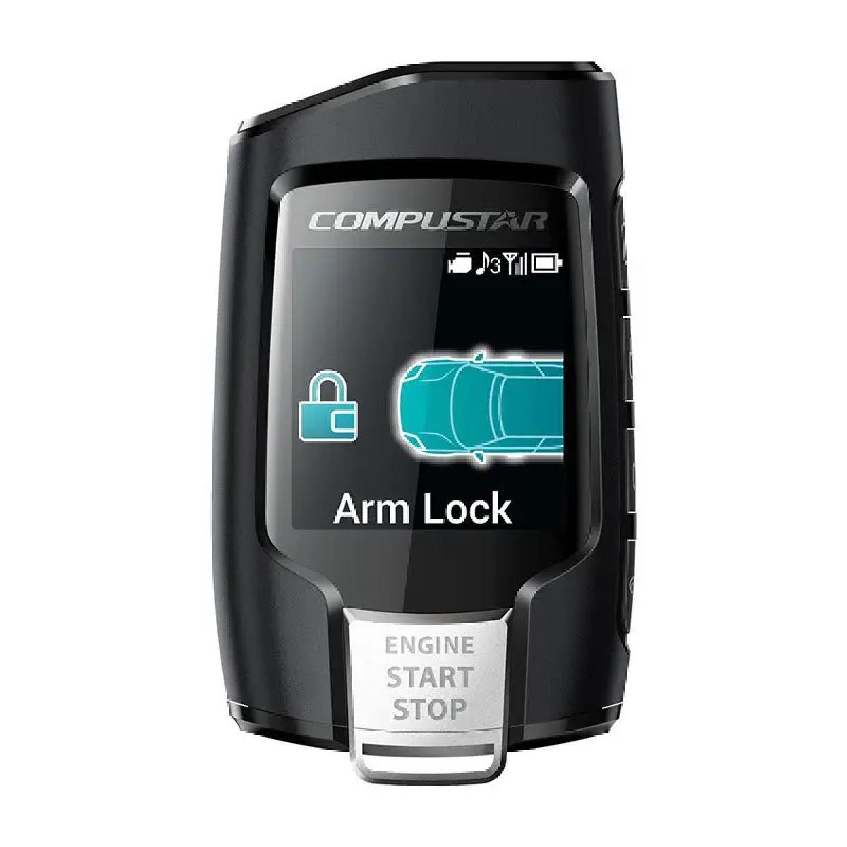 COMPUSTAR 3000 FT MAX RANGE REMOTE START + ALARM BUNDLE WITH 2 WAY INTERACTIVE LCD REMOTE (CS8920AS)