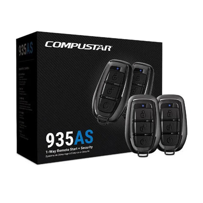 COMPUSTAR ALARM & STARTER 1 WAY WITH G17 AP REMOTES (CS 935 AS)