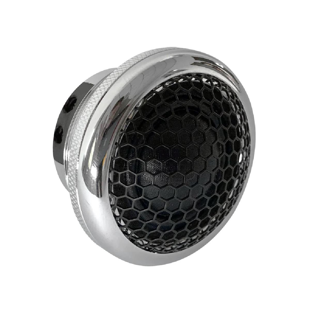 MASSIVE AUDIO 100 WATT RMS MULTI MOUNTING 25MM SILK DOME CHROME TWEETERS PAIR (CT1X)