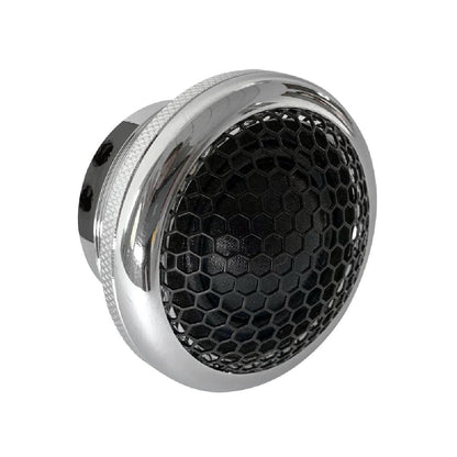 MASSIVE AUDIO 100 WATT RMS MULTI MOUNTING 25MM SILK DOME CHROME TWEETERS PAIR (CT1X)