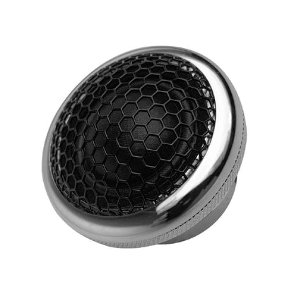 MASSIVE AUDIO 100 WATT RMS MULTI MOUNTING 25MM SILK DOME CHROME TWEETERS PAIR (CT1X)