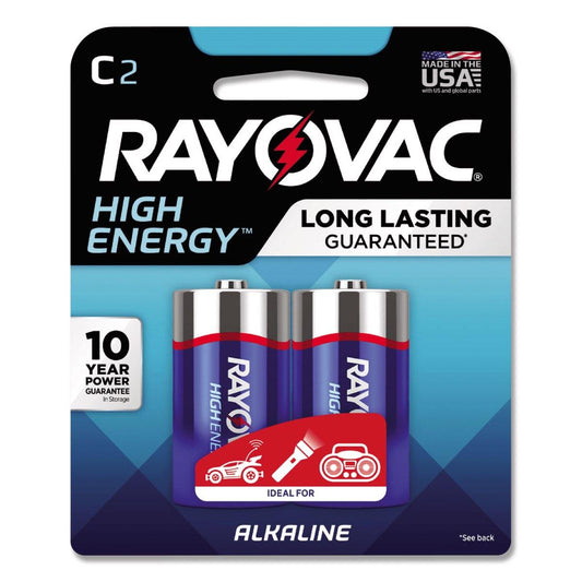 METRA 2 PACK C BATTERIES (C 2PK ALKALINE)