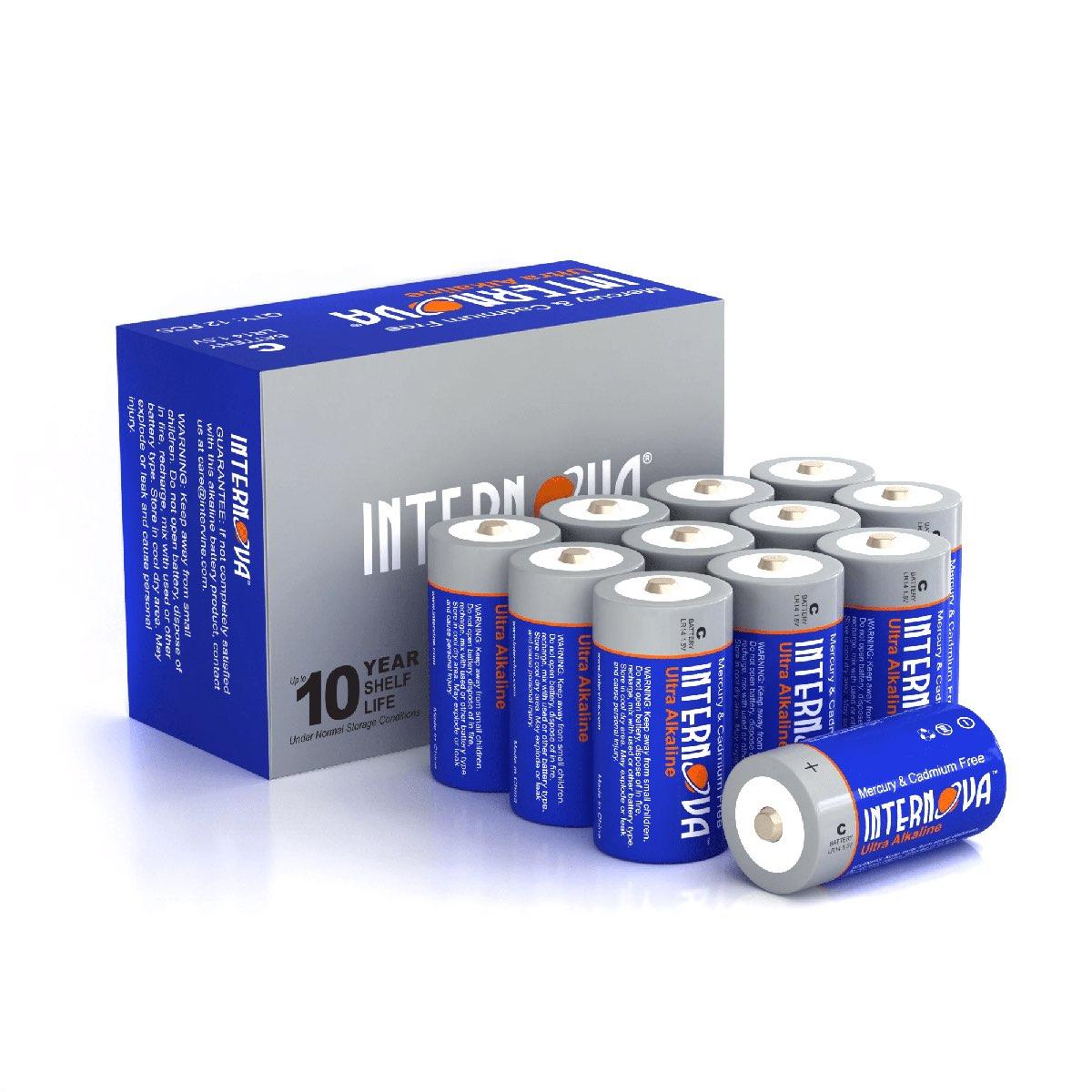 METRA 12 PACK C ALKALINE BATTERIES (CALKALINE12PACK)