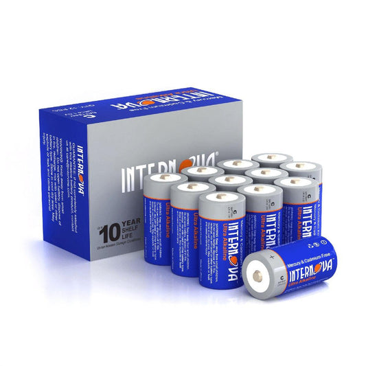 METRA 12 PACK C ALKALINE BATTERIES (CALKALINE12PACK)