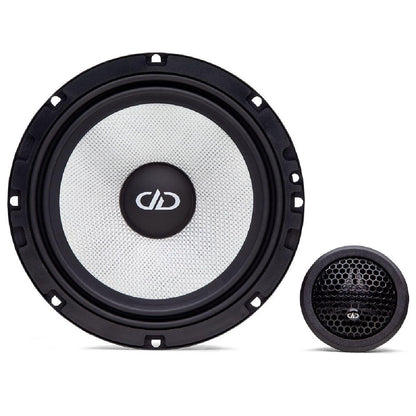 DD AUDIO 6.5" COMPONENT SET, DT25 TWEETERS, 70W-245W (D-C6.5B)