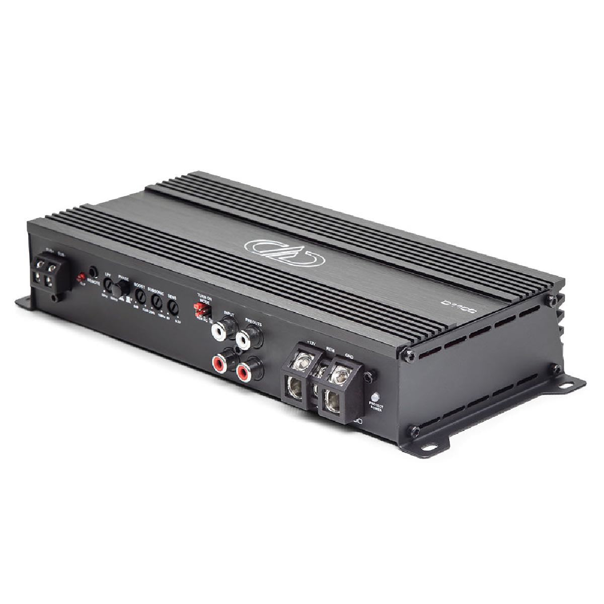 DD AUDIO 1 X 1100W @ 1 OHM, 12" X 4" X 2" (D1100)