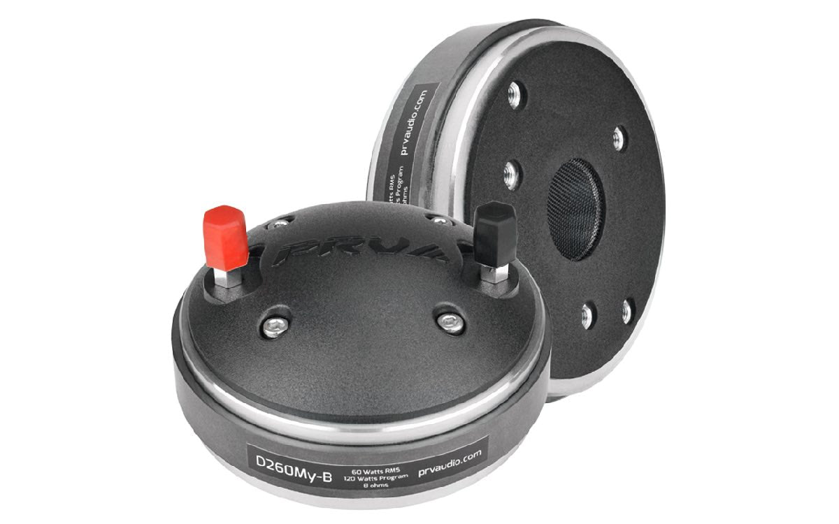 PRV AUDIO - 1" EXIT COMP. DRIVER - 120W PROGRAM POWER - 1.5" VC - BOLT ON (D260MY-B)