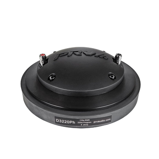 PRV AUDIO - 2" EXIT PHENOLIC COMP. DRIVER - 220W PROGRAM POWER - 3" VC (D3220PH)