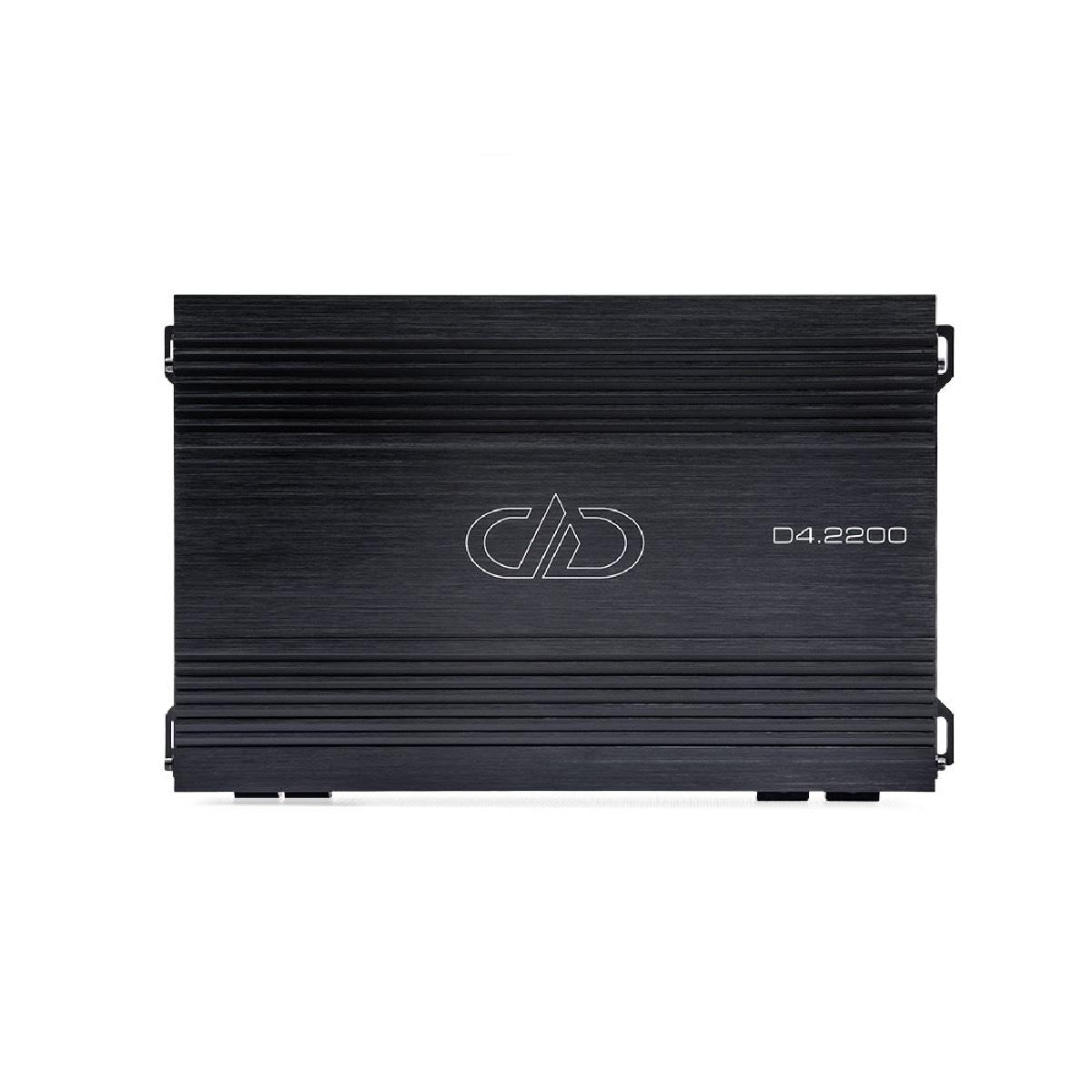 DD AUDIO 4 X 200 WATTS @ 4 OHM, 4 X 370 WATTS @ 2 OHM, 550 WATTS X 4 @ 1 OHM AMPLIFIER (D4.2200)
