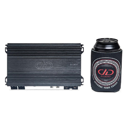 DD AUDIO 4 X 125W @ 4 OHM, 4 X 200W @ 2 OHM, 7" X 4" X 1.7" (D4.800)