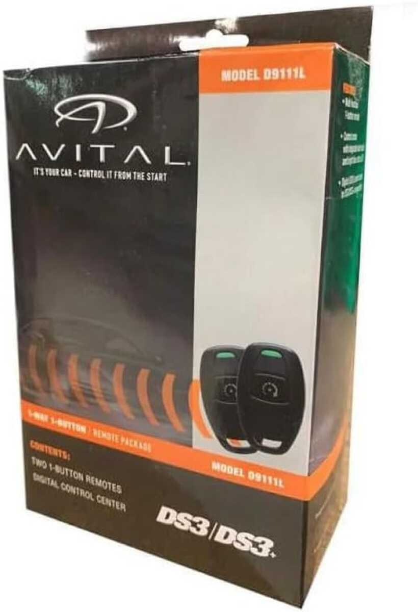 AVITAL 1-WAY 1-BTN RF KIT 1/4 MILE RANGE (D9111L)