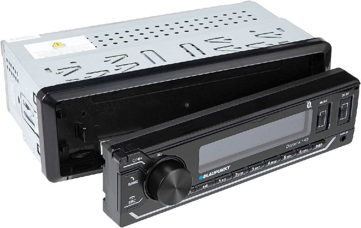 BLAUPUNKT SINGLE DIN MECHLESS AM/FM W/BT & DUAL USB 3 RCA (DAYTONA140)