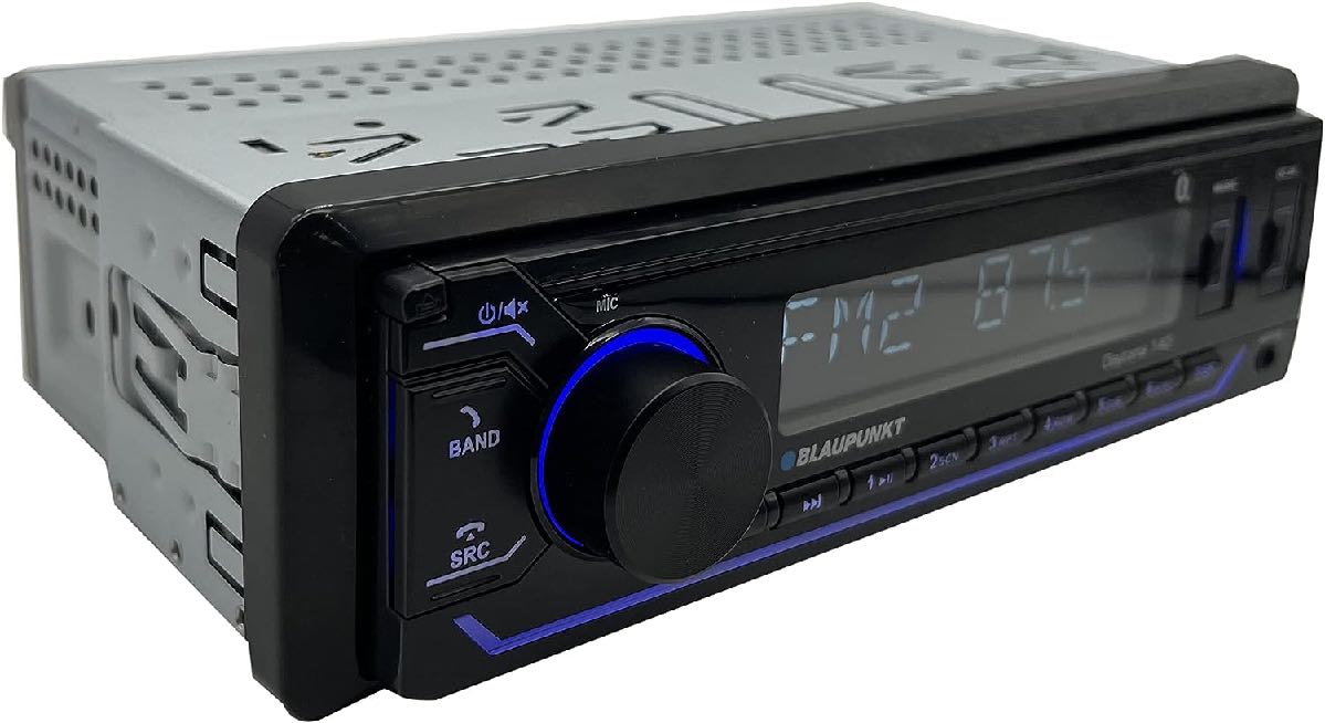 BLAUPUNKT SINGLE DIN MECHLESS AM/FM W/BT & DUAL USB 3 RCA (DAYTONA140)