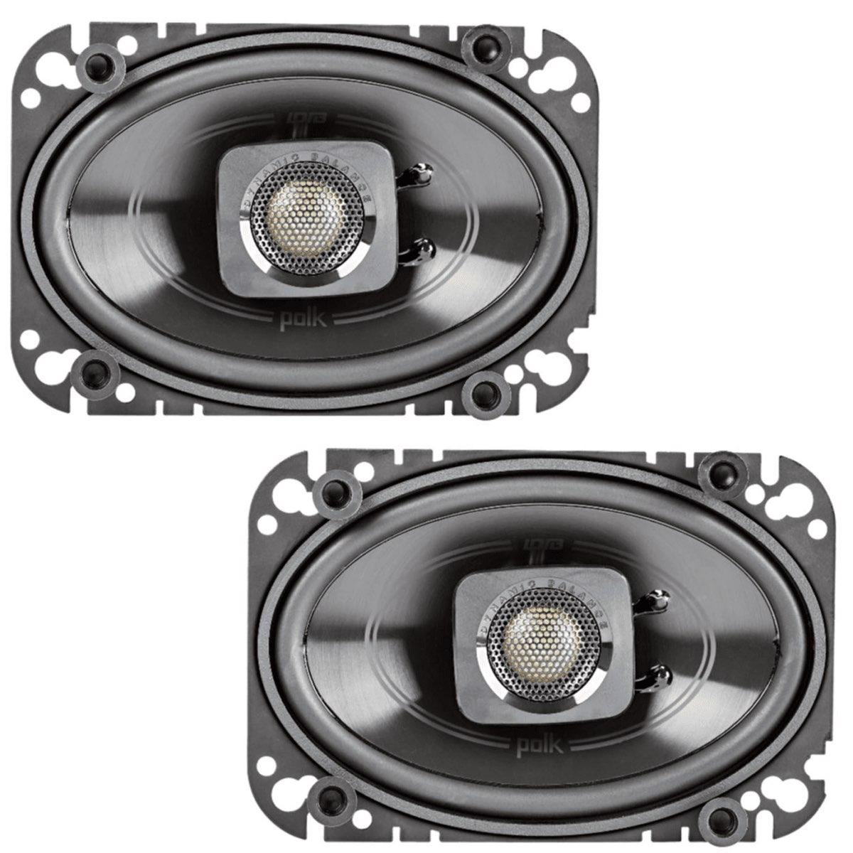 POLK 4" X 6" 2-WAY MARINE SPEAKERS 150 WATTS (DB462)