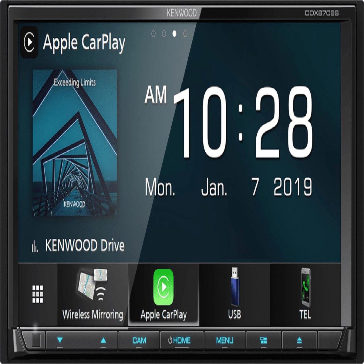 KENWOOD 6.95" DVD BT CARPLAY ANDROID AUTO (DDX 8706S)
