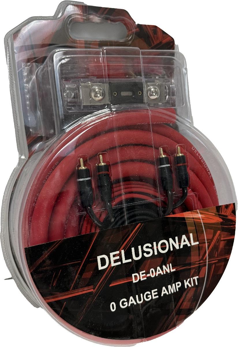 KING BOXES DELUSIONAL WIRES ANL 0GA CCA AMP KIT (DE-0ANL)