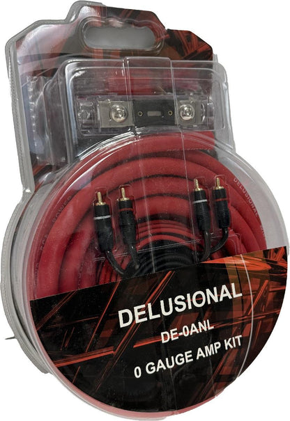 KING BOXES DELUSIONAL WIRES ANL 0GA CCA AMP KIT (DE-0ANL)