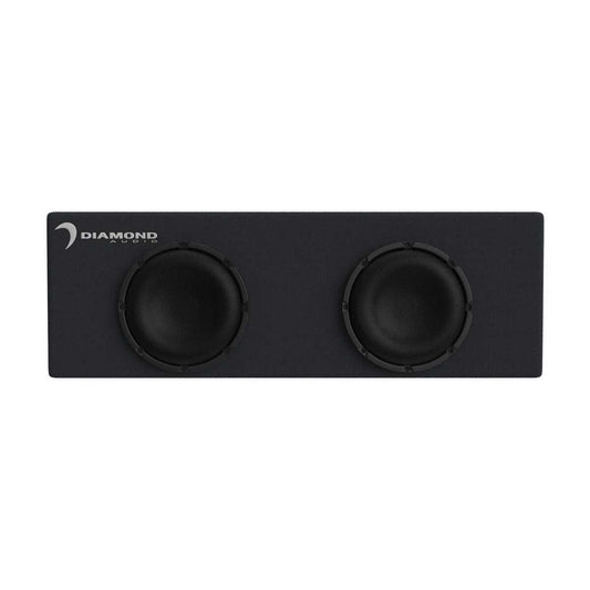 DIAMOND AUDIO DUAL 10" 1600 WATT AMPLIFIED VENTED MICRO BOX (DESMB10DA)