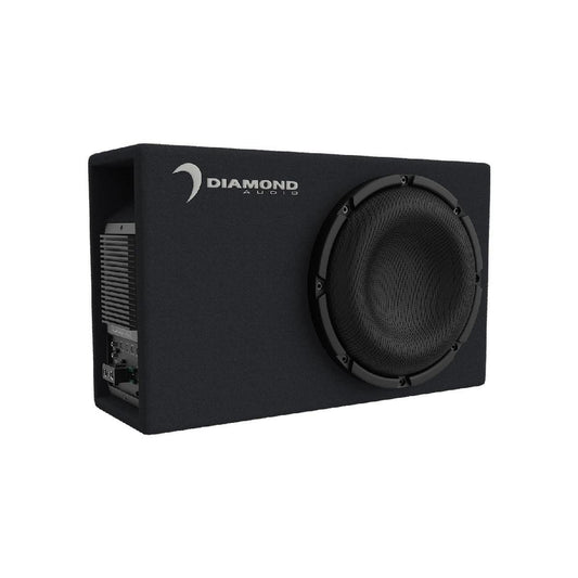 DIAMOND AUDIO 10" AMPLIFIED VENTED MICRO BOX (DESMB10A)