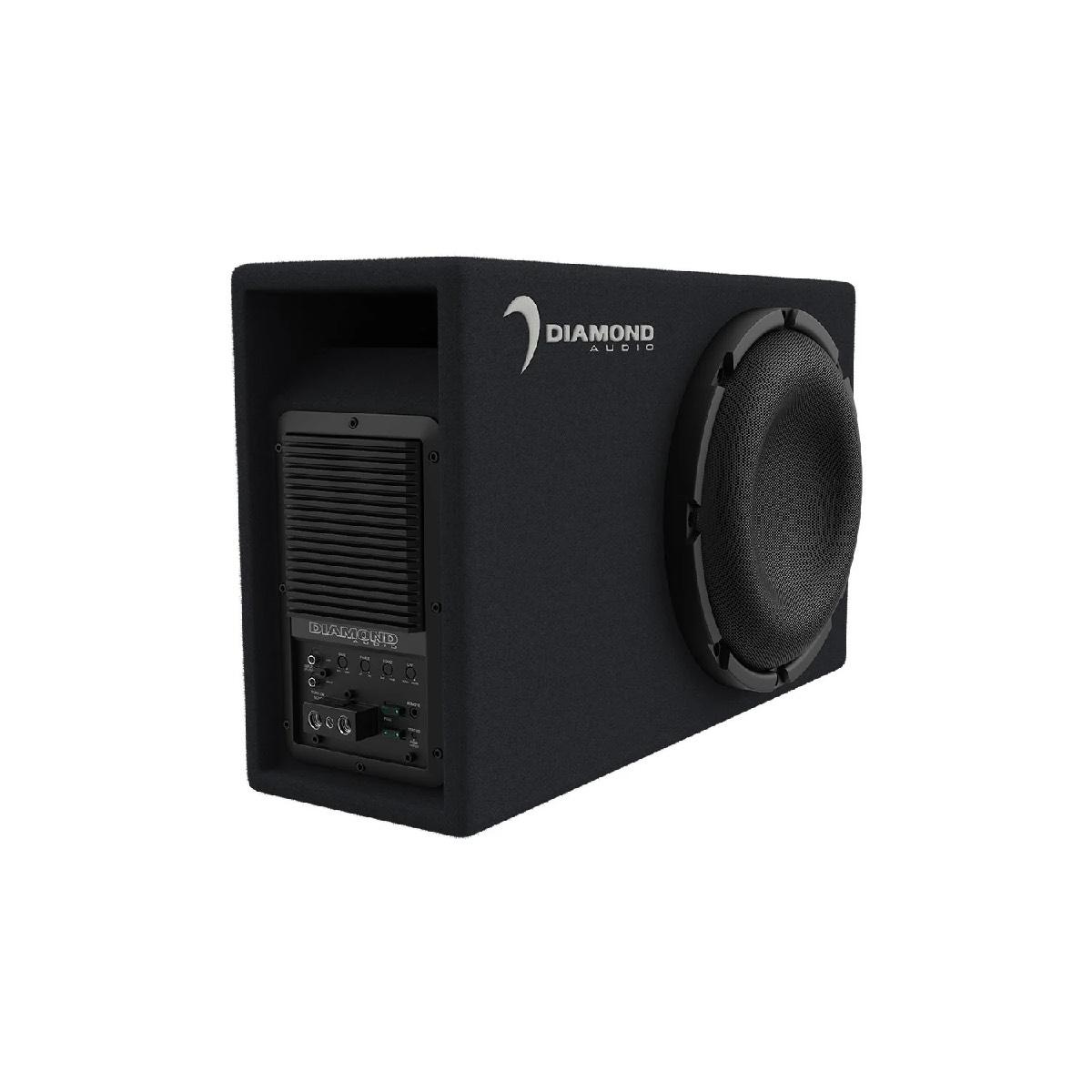 DIAMOND AUDIO 12" AMPLIFIED VENTED MICRO BOX (DESMB12A)