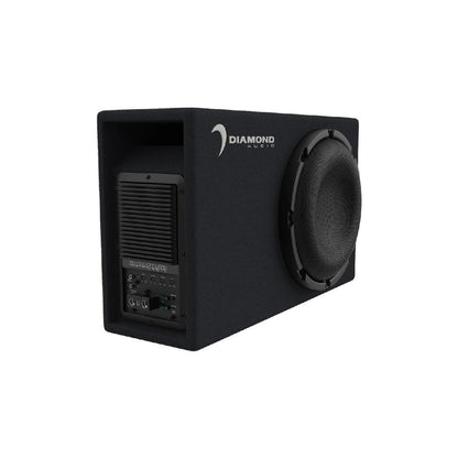 DIAMOND AUDIO 12" AMPLIFIED VENTED MICRO BOX (DESMB12A)