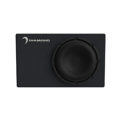 DIAMOND AUDIO 10" AMPLIFIED VENTED MICRO BOX (DESMB10A)