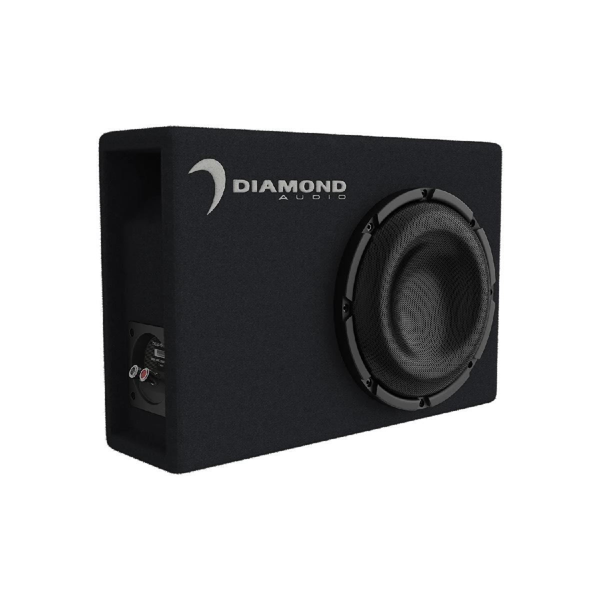 DIAMOND AUDIO 8" AMPLIFIED VENTED MICRO BOX (DESMB8A)