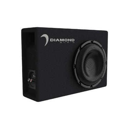 DIAMOND AUDIO 8" AMPLIFIED VENTED MICRO BOX (DESMB8A)