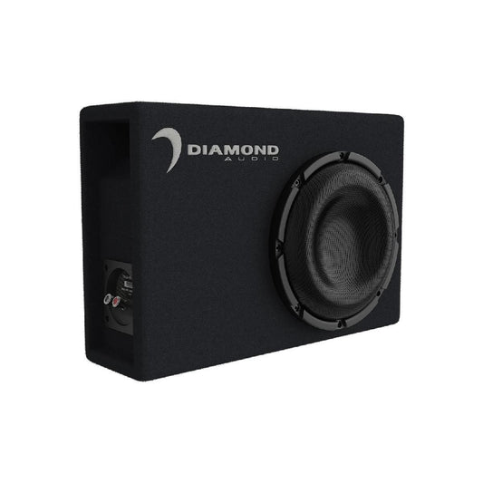 DIAMOND AUDIO 8" AMPLIFIED VENTED MICRO BOX (DESMB8A)