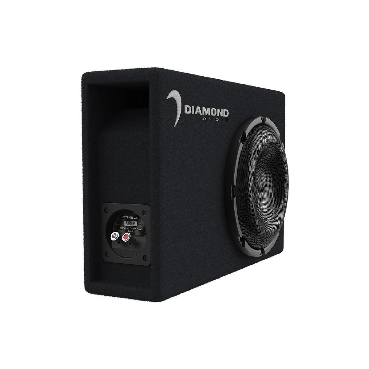 DIAMOND AUDIO 8" AMPLIFIED VENTED MICRO BOX (DESMB8A)