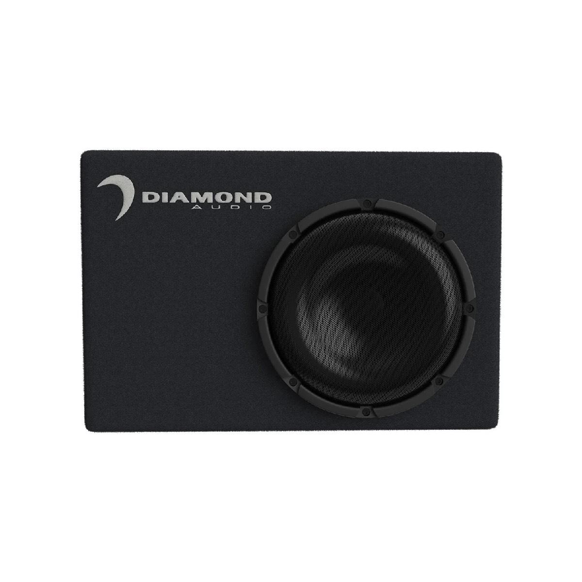 DIAMOND AUDIO 8" AMPLIFIED VENTED MICRO BOX (DESMB8A)