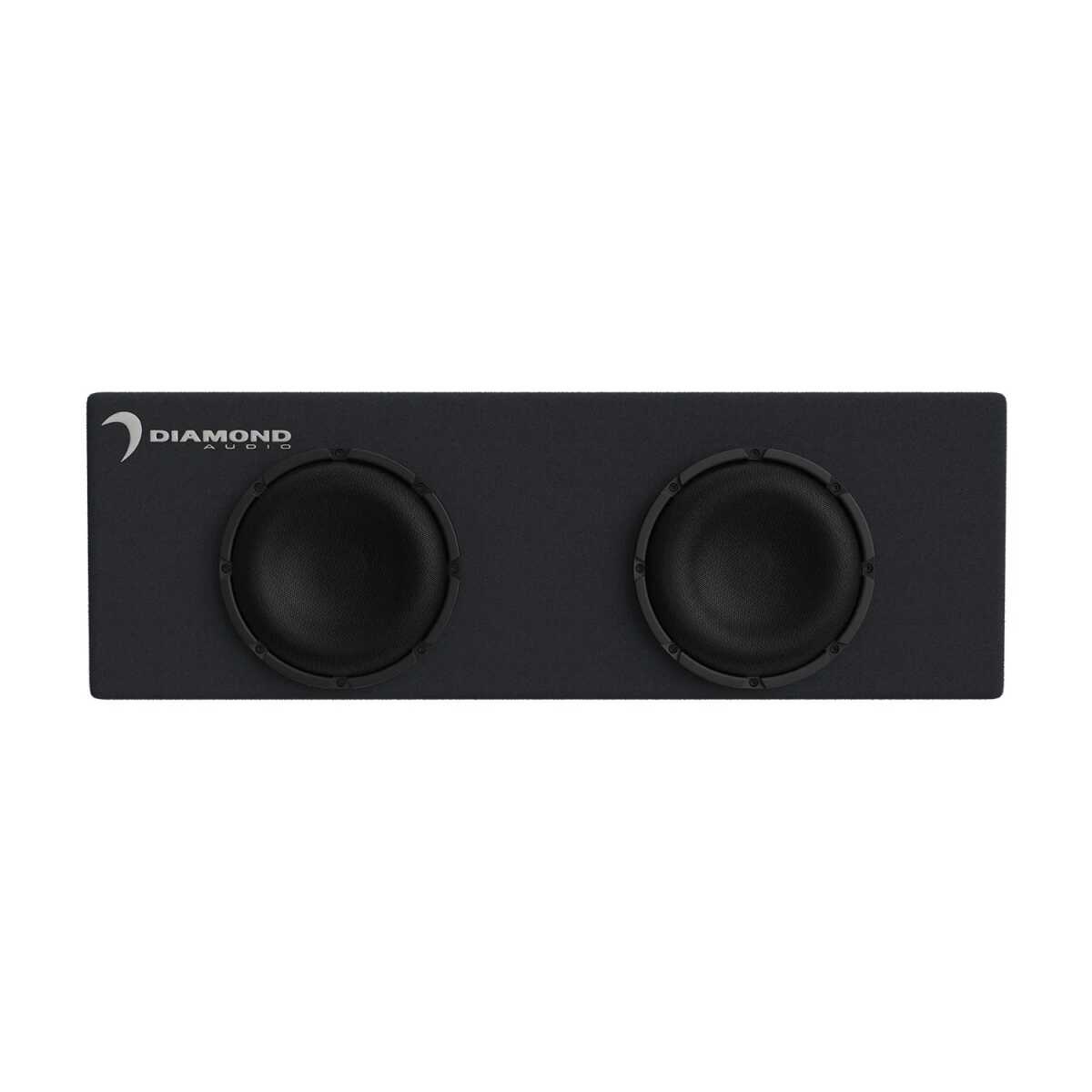 DIAMOND AUDIO DUAL 8" 1000 WATT AMPLIFIED VENTED MICRO BOX (DESMB8DA)