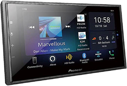 PIONEER 6.8" DOUBLE DIN MECHLESS W/BT WIRELESS CARPLAY & ANDROID AUTO (DMH-5700NEX)
