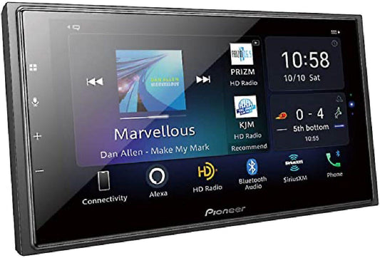 PIONEER 6.8" DOUBLE DIN MECHLESS W/BT WIRELESS CARPLAY & ANDROID AUTO (DMH-5700NEX)