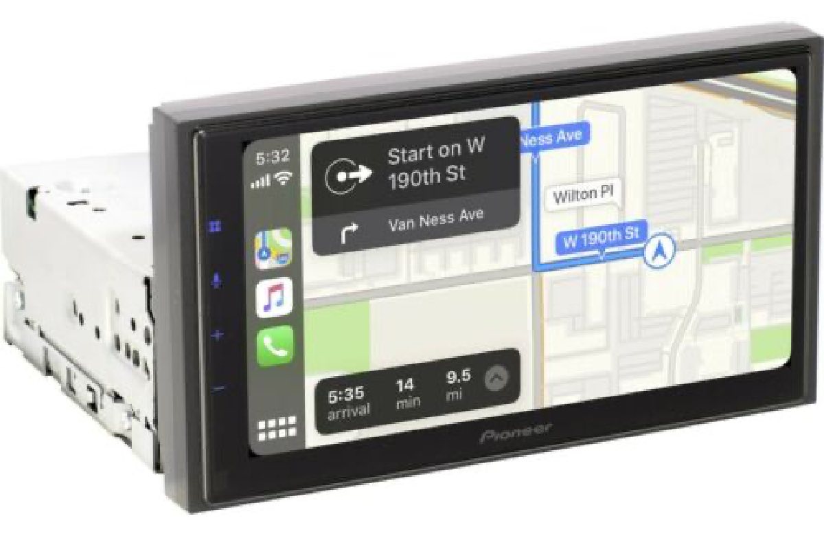 PIONEER 6.8" DOUBLE DIN MECHLESS W/BT WIRELESS CARPLAY & ANDROID AUTO (DMH-5700NEX)