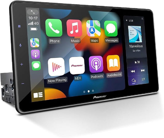 PIONEER 9" SINGLE DIN MECHLESS WIRELESS APPLE CARPLAY & ANDROID AUTO (DMHWT3800NEX)