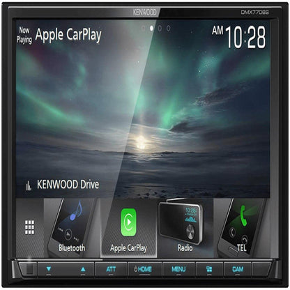 KENWOOD 7" DOUBLE DIN MECHLESS W/ CARPLAY & ANDROID AUTO (DMX 7706S)