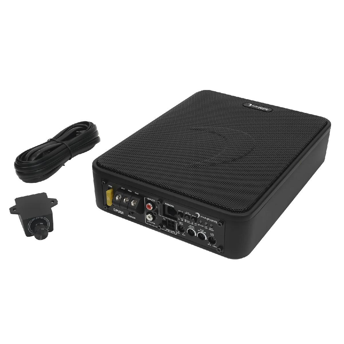 DIAMOND AUDIO 8" AMPLIFIED UNDERSEAT ENCLOSURE WITH BASS ENHANCEMENT (DPUS8)