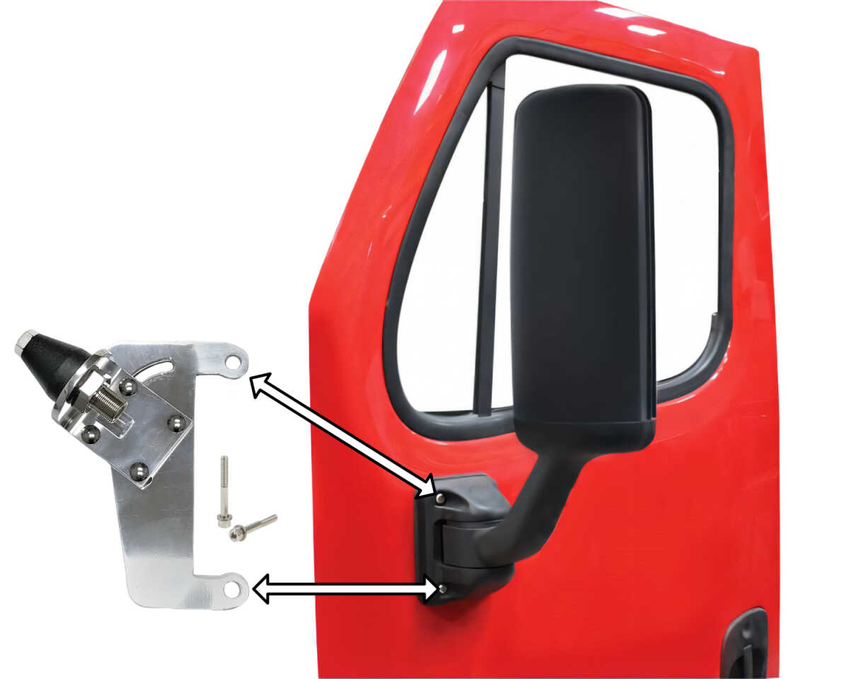 PROCOMM 2008-19 CLASSIC CASCADIA P3 MOUNT WITH DX239 STUD (DRX-3502)