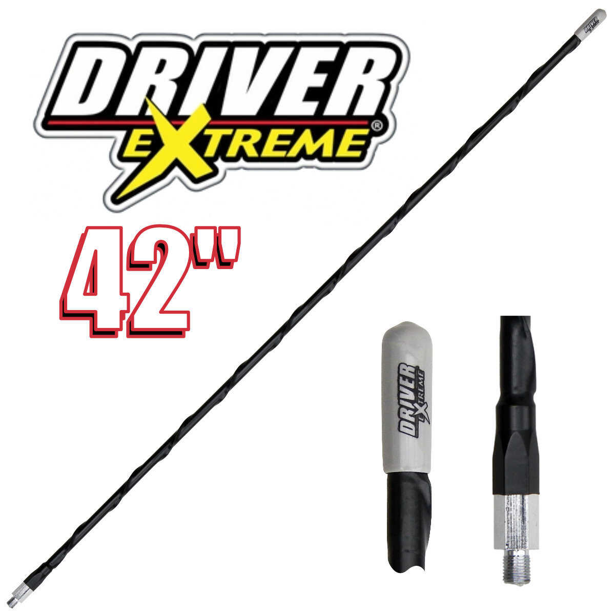 PROCOMM 42" 38 SPECIAL FIBERGLASS CB ANTENNA BLACK (DRX-5421)