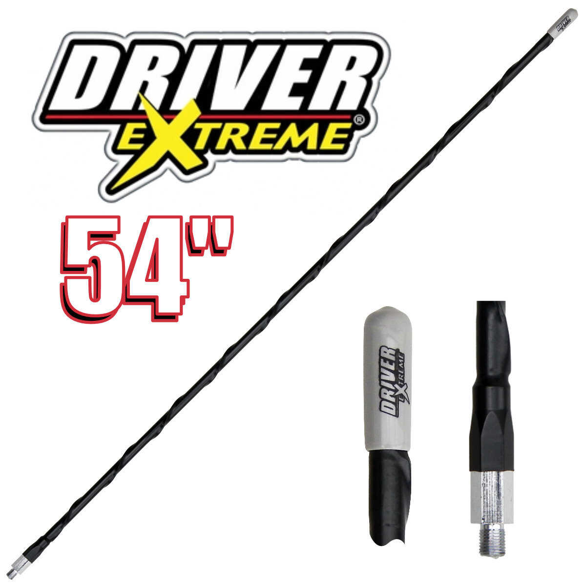 PROCOMM 54" 38 SPECIAL FIBERGLASS CB ANTENNA BLACK (DRX-5541)